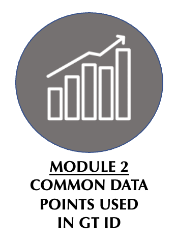 Goal 3 Module 2 Common Data Points Used in GT ID