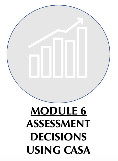 Goal 3 Module 6 Assessment Decisions Using CASA
