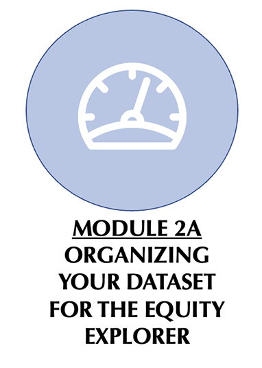 Module 2A Organizing Your Dataset for the Equity Explorer