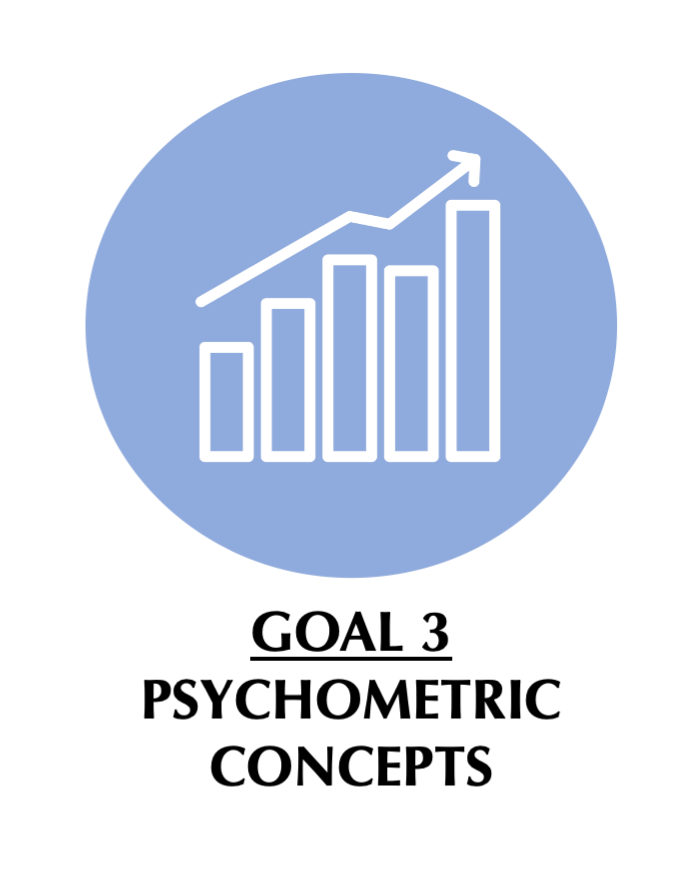 Goal 3 Psychometric Concepts